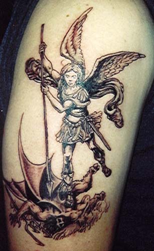 this angel tattoo might be